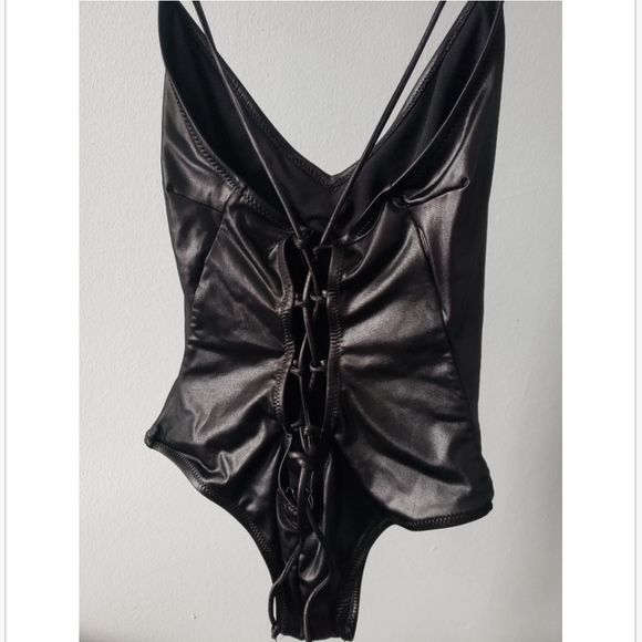 Pleather Bodysuit - Picture 4 of 4